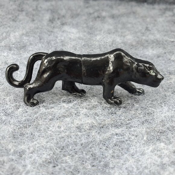 Panthera Figurine With Green Eyes Magic Kinder No. FT003 Natoons 2013 Ferrero - Picture 1 of 10